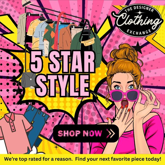 5-Star‎ Style for Less – Shop Pre-Loved Fashion Favorites! - Picture 1 of 2